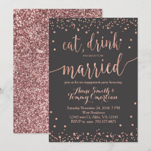 Consommez et soyez marié Invitations Fiançailles