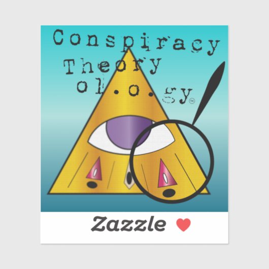 Conspiracy Theoryology Logo Sticker (Vel)