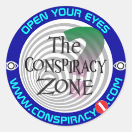 Conspiracy Zone Sticker (donker)