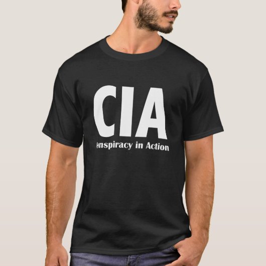 Conspiration de CIA dans le T-shirt d'obscurité (Devant)