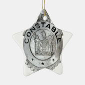 Constable Badge Keramisch Ornament (Rechts)