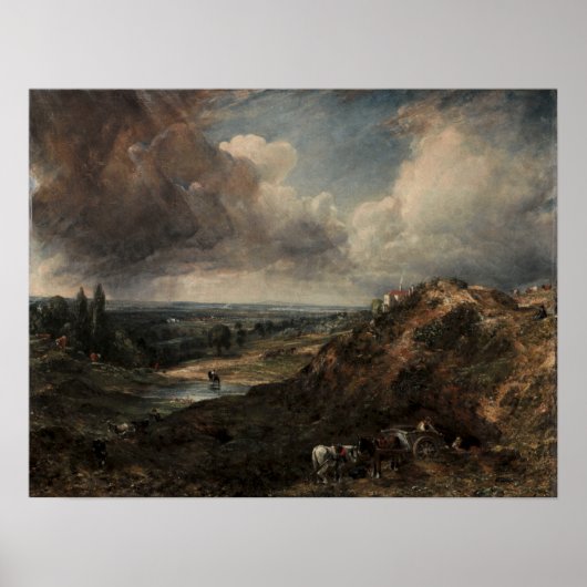 Constable - Branch Hill Pond Hampstead Poster (Voorkant)