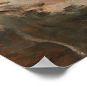 Constable - cloudonderzoek met bomen poster (Hoek)