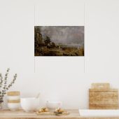 Constable - De opening van Waterloo Bridge Poster (Keuken)