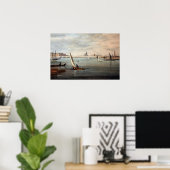 Constable - De Waterloo-brug 1820 Poster (Thuiskantoor)