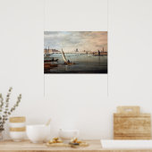 Constable - De Waterloo-brug 1820 Poster (Keuken)