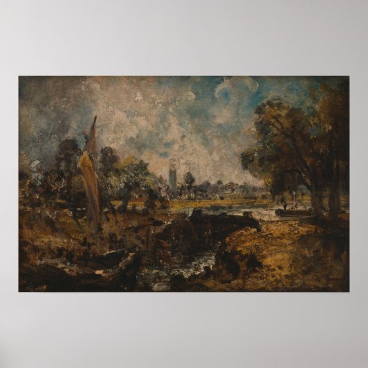 Constable - Dedham Lock Poster (Voorkant)