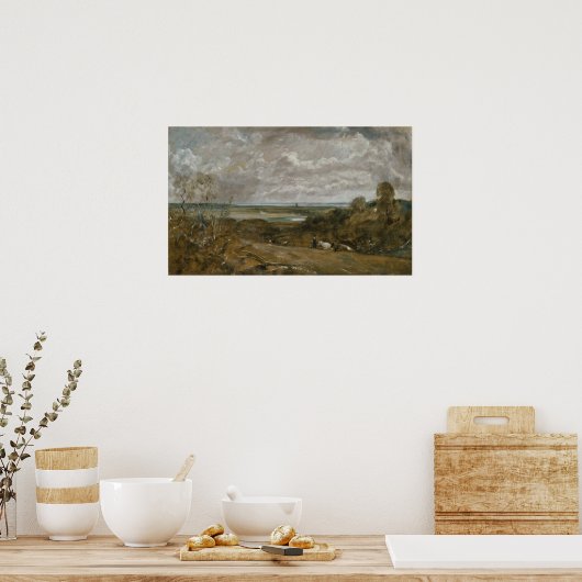 Constable - Dedham uit Langham Poster (Keuken)