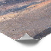 Constable - Een wolkenstudie zonsondergang Poster (Hoek)
