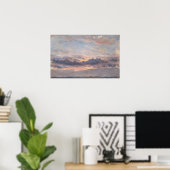 Constable - Een wolkenstudie zonsondergang Poster (Thuiskantoor)
