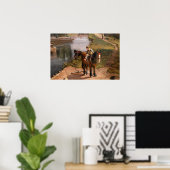 Constable - Flatford Mill 1816 Poster (Thuiskantoor)