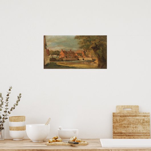 Constable - Flatford Mill Poster (Keuken)