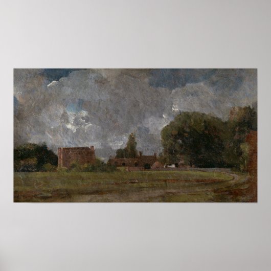 Constable - Golding's House Oost Bergholt Poster (Voorkant)