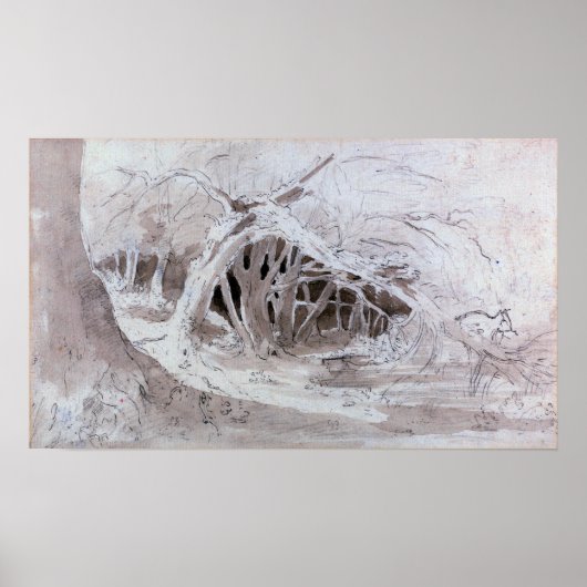 Constable - Helmingham the Silent Pool Poster (Voorkant)