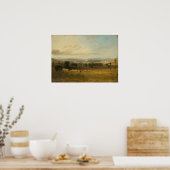 Constable - ketch van Leighton Hall Lancashire Poster (Keuken)