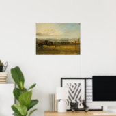 Constable - ketch van Leighton Hall Lancashire Poster (Thuiskantoor)