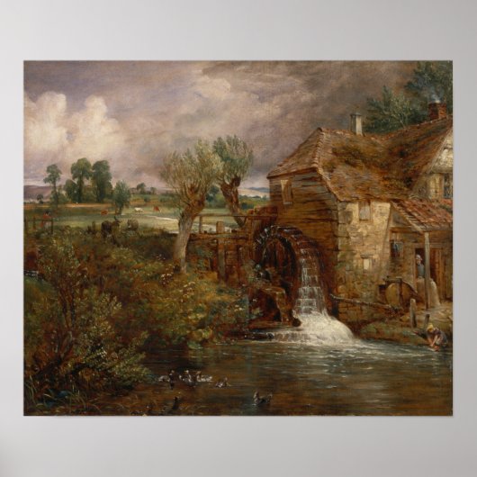 Constable - Parham Mill Gillingham Poster (Voorkant)