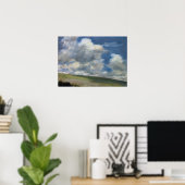 Constable - Scène op de Downs bij Brighton Poster (Thuiskantoor)