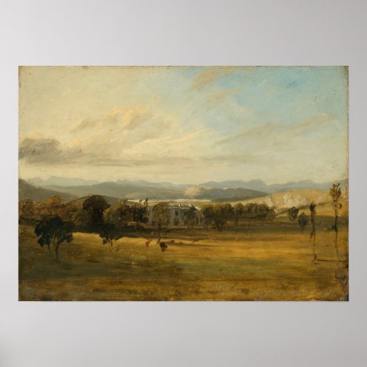 Constable - Schets van Leighton Hall Lancashire Poster (Voorkant)