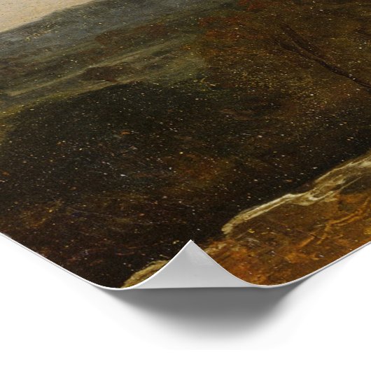 Constable - Shepherd kijkt over Dedham Vale Poster (Hoek)