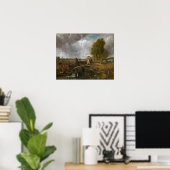 Constable - Studie van een boot die een sluis pass Poster (Thuiskantoor)
