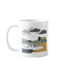 Constable's Haywain Lijn Kunst Illustratie