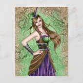 Constance - Steampunk Briefkaart (Voorkant)