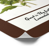 Constans Hibiscus Inspirerend Poster Print (Hoek)