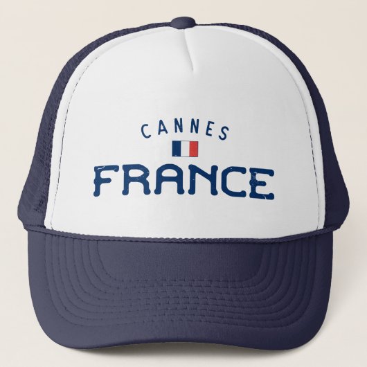 Constante kanen Frankrijk Trucker Pet (Voorkant)