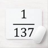 constante van de fijne structuur, uitsluitend gema muismat (Met muis)