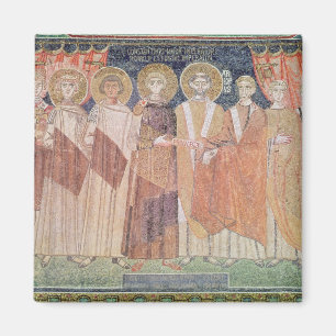 Constantine IV die aan bisschop voorrechten toeken Magneet