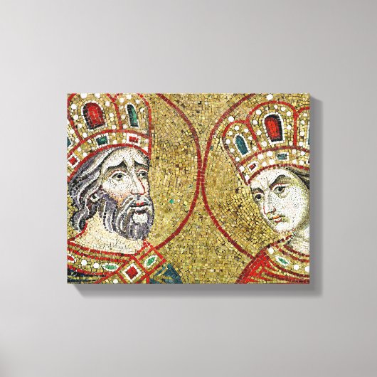 Constantine the Great and St. Helena Canvas Afdruk (Voorkant)