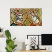 Constantine the Great and St. Helena Poster (Thuiskantoor)