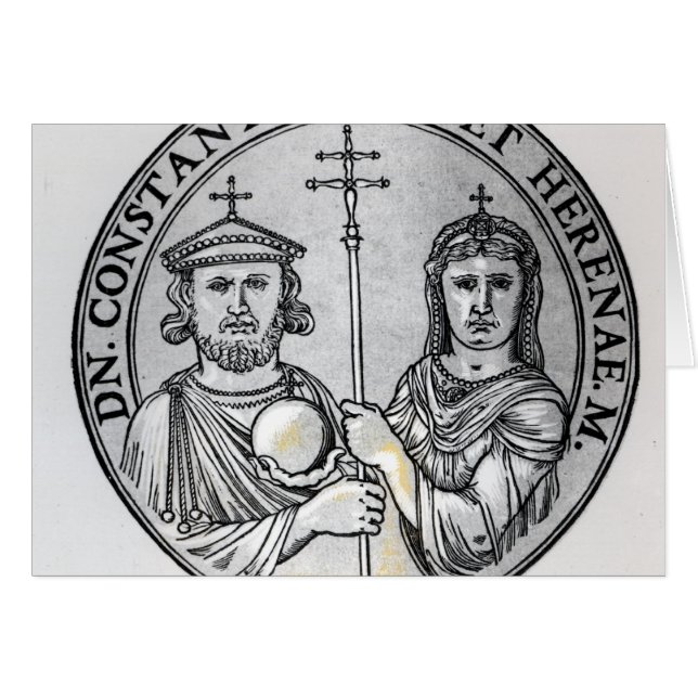 Constantine VI en zijn moeder Irene (Voorkant Horizontaal)