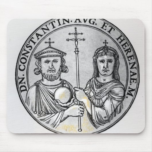 Constantine VI en zijn moeder Irene Muismat (Voorkant)