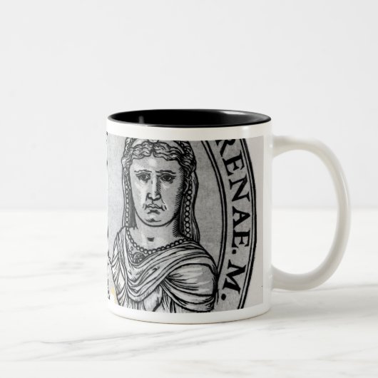 Constantine VI en zijn moeder Irene Tweekleurige Koffiemok (Rechts)