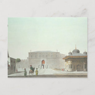 Constantinopel: Haghia Sophia Square toont de f Briefkaart