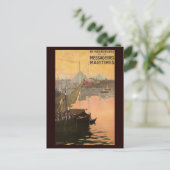 Constantinopel Reisreclame Briefkaart (Staand voorkant)