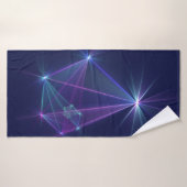 Constellatie, Abstracte Fantasy Fractal Art Badhanddoek (Badhanddoek)