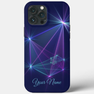 Constellatie, Abstracte Fantasy Fractal Art Name iPhone 13 Pro Max Hoesje