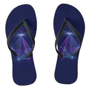 Constellatie, Abstracte Fantasy Fractal Art Teenslippers