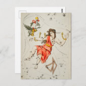 constellatie illustratie briefkaart (Voorkant / Achterkant)