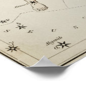  constellatie illustratie poster (Hoek)