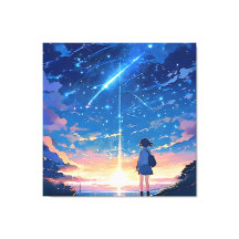 Constellatie met vallende sterren