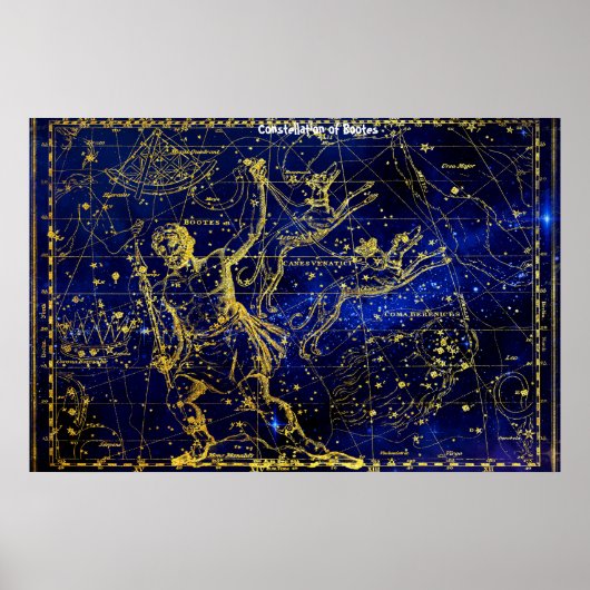 Constellatie van Bootes Poster (Voorkant)