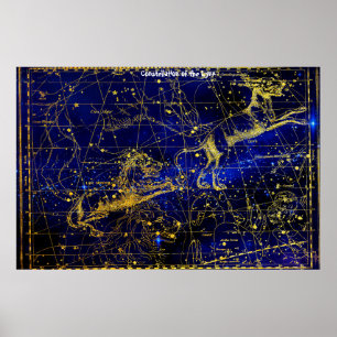 Constellatie van de Lynx Poster