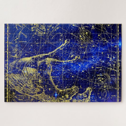 Constellatie van Equuleus Legpuzzel (Horizontaal)