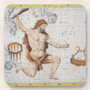 Constellatie van Hercules met Corona en Lyra, pl Drankjes Onderzetter