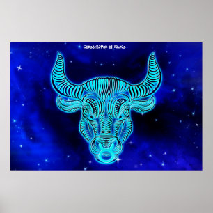 Constellatie van Tauras Poster