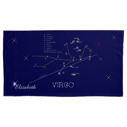 Constellatie VIRGO uniek, indrukwekkend Kussensloop (Voorkant)
